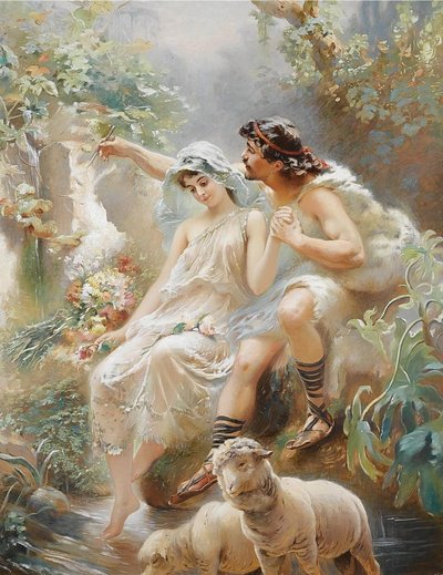 Allegorical Scene by Konstantin Egorovich Makovsky